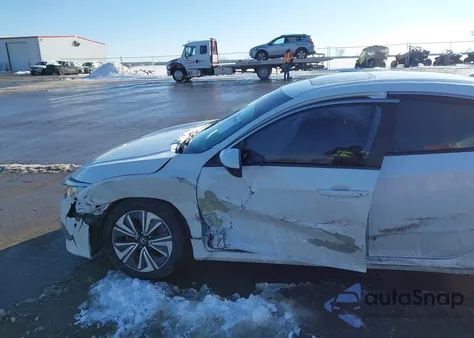 2018 Honda Civic Ex-L from USA, damaged, VIN JHMFC1F77JX003710